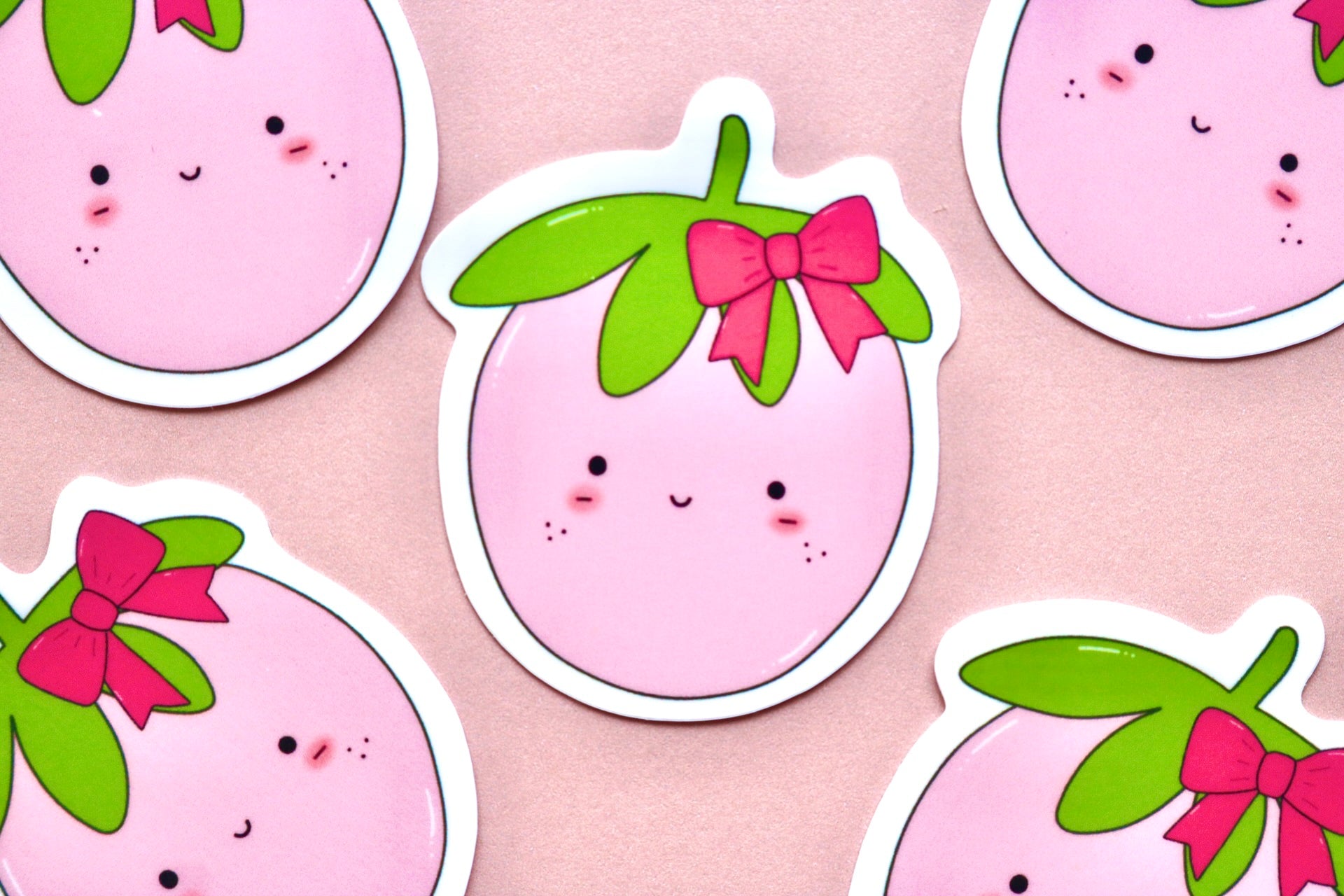 'Im Just a Strawberry' Die Cut Sticker