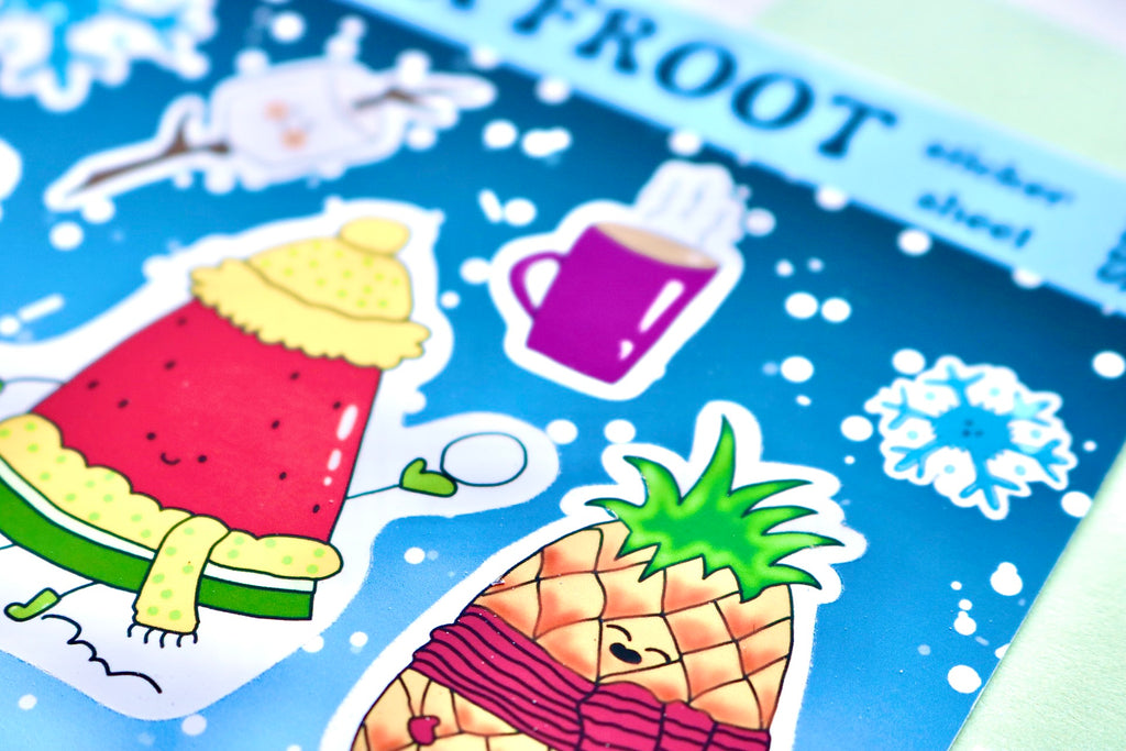 'Winter Froot' Sticker Sheet