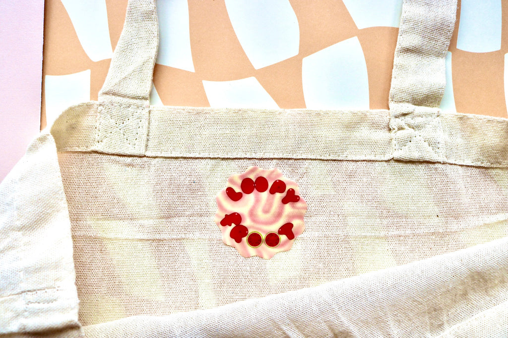 'Lemon Keffiyeh' Tote Bag