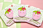 'Im Just A Strawberry' Magnetic Bookmark